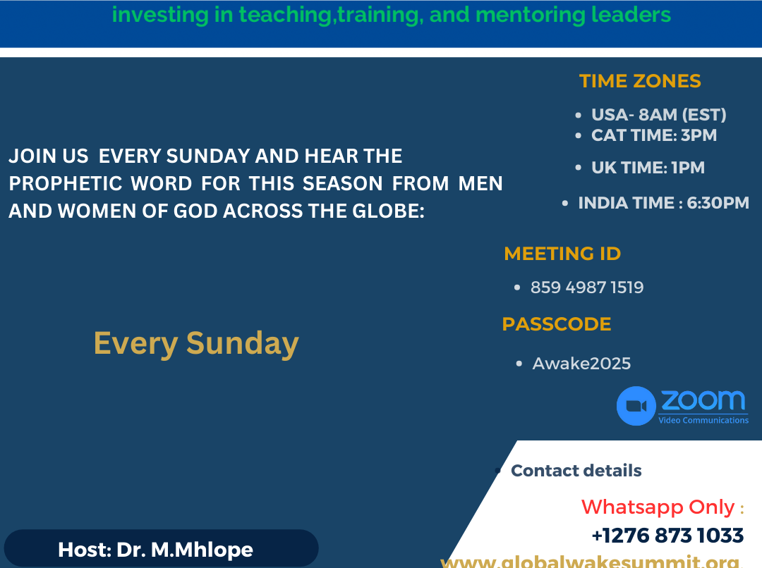 Weekly Online Gathering — Join us every Sunday